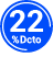 22% repuestos cyber
