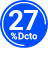 27% repuestos cyber