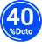 40% repuestos cyber