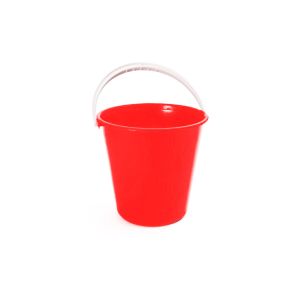 Balde plástico rojo - 5 l